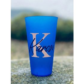 Egyedi feliratozott REpohár áttetsző kék
