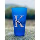 Egyedi feliratozott REpohár áttetsző kék
