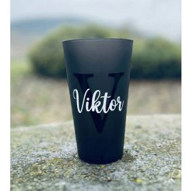Egyedi feliratozott REpohár fekete