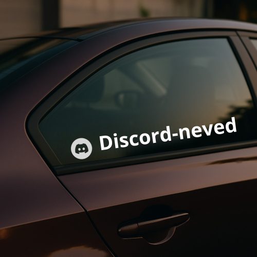 Egyedi Discord matrica