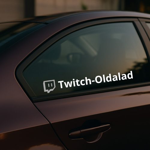 Egyedi Twitch matrica