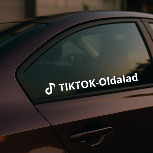 Egyedi TikTok matrica