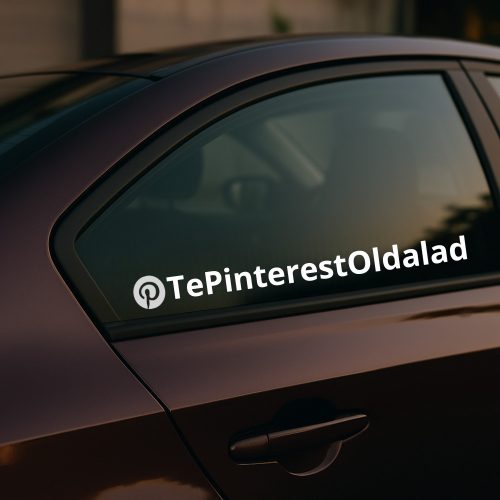 Egyedi Pinterest matrica