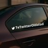 Egyedi Twitter (X) matrica