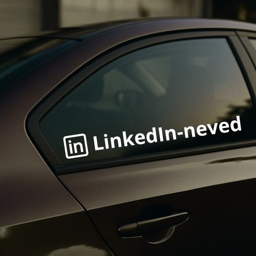Egyedi LinkedIn matrica