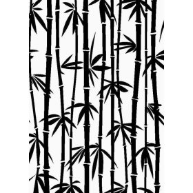 Bambusz ajtó matrica