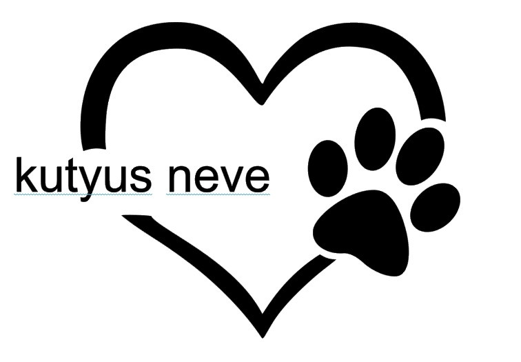 Szív és tappancs, a kutyusod nevével autómatrica Szív és tappancs, a kutyusod nevével autómatrica